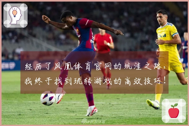 经历了凤凰体育官网的坑洼之路，我终于找到玩转游戏的高效技巧！